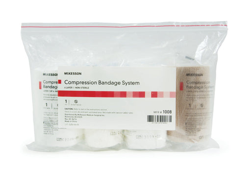 mckesson-non-sterile-self-adherent-4-layer-compression-bandage-system-tan-white