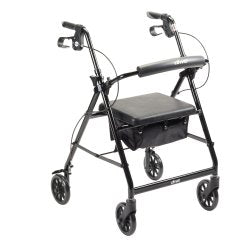 mckesson-4-wheel-rollator-black
