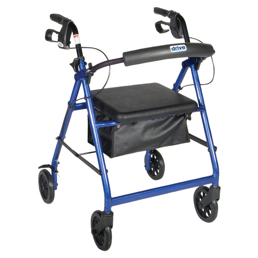 drive-trade-4-wheel-rollator-blue