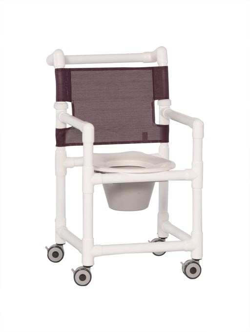 ipu-standard-line-shower-chair-commode-plum