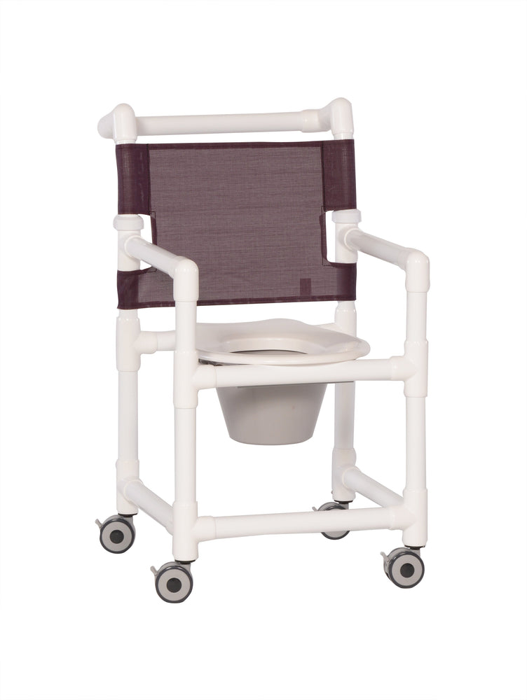 ipu-standard-line-shower-chair-commode-plum