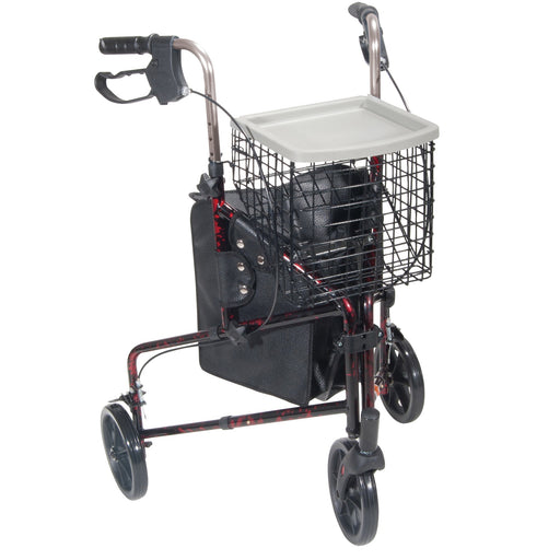 drive-trade-3-wheel-rollator-red