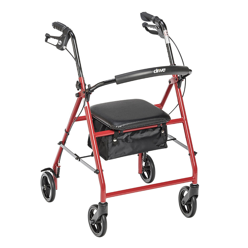 drive-trade-4-wheel-rollator-6-in-wheel-32-37-in-handle-red-300-lbs-steel-frame