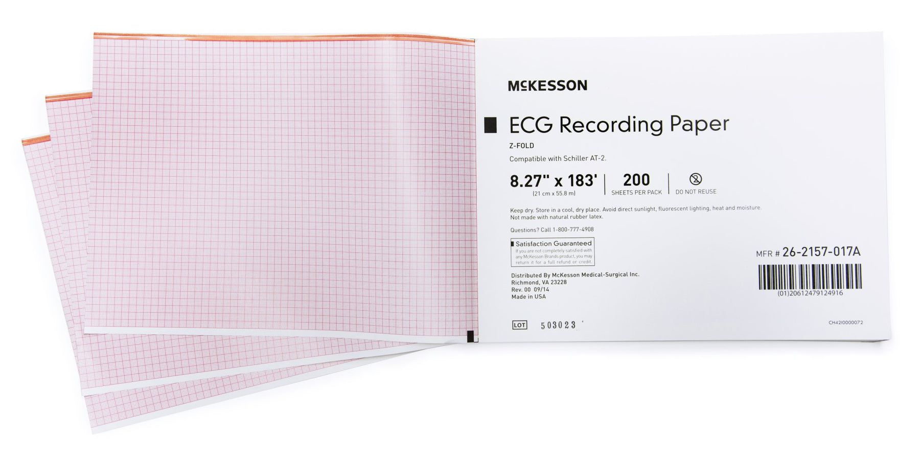 mckesson-ecg-recording-paper