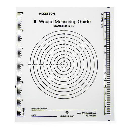 mckesson-nonsterile-plastic-wound-measuring-guide-5-x-7-inch