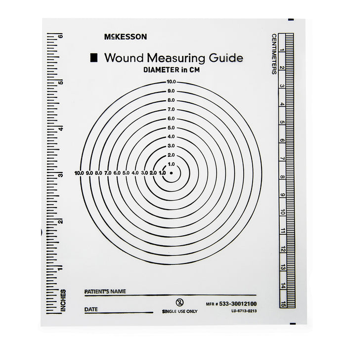 mckesson-nonsterile-plastic-wound-measuring-guide-5-x-7-inch