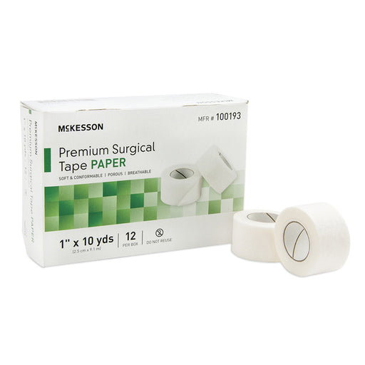 mckesson-paper-medical-tape-1-inch-x-10-yard-white