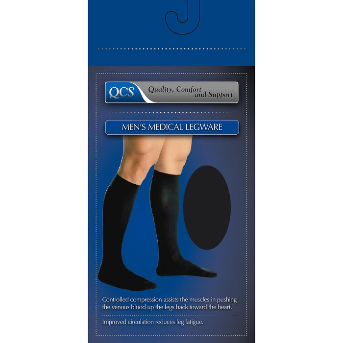 qcs-compression-knee-high-socks-x-large-black