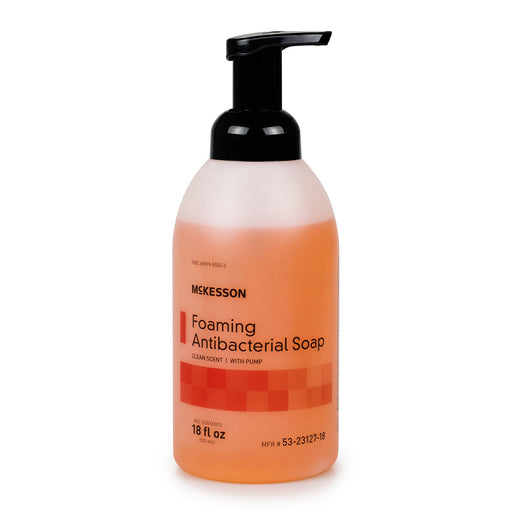 mckesson-clean-scent-foaming-antibacterial-soap-18-oz-pump-bottle