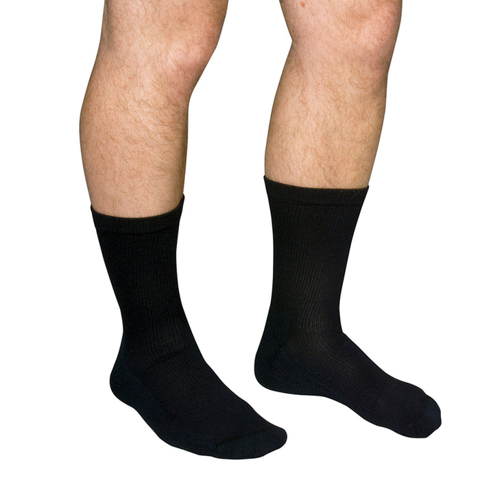 qcs-diabetic-compression-crew-socks-x-large-black