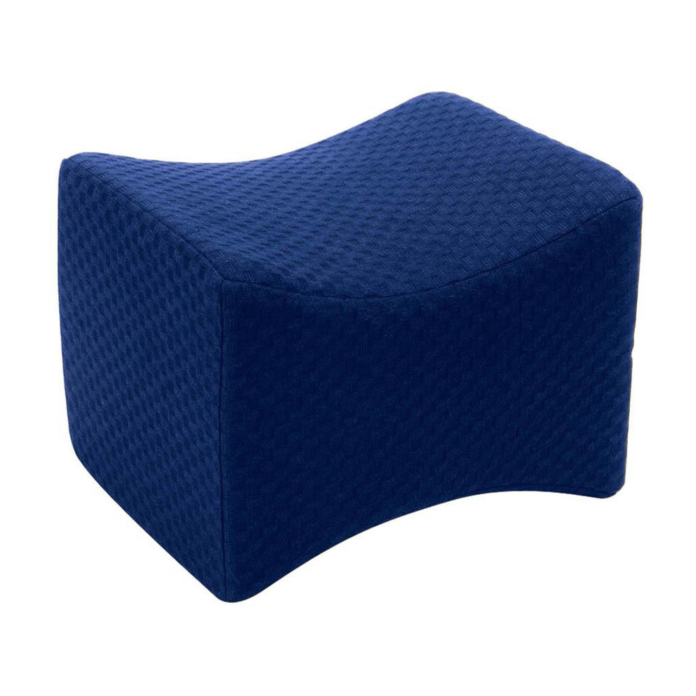 carex-healthcare-knee-pillow-nbsp-memory-foam-10-5-in-l-x-7-75-in-w-x-8-in-h-navy