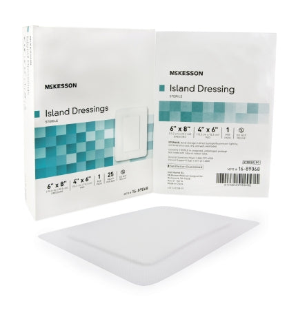 mckesson-rectangular-sterile-adhesive-polypropylene-rayon-dressing-6-x-8-inch-white