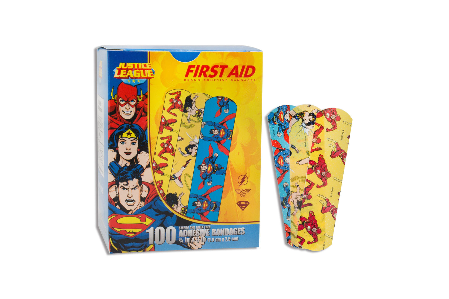 stat-strip-reg-rectangular-superman-wonder-woman-kid-design-adhesive-strip-frac34-x-3-inch