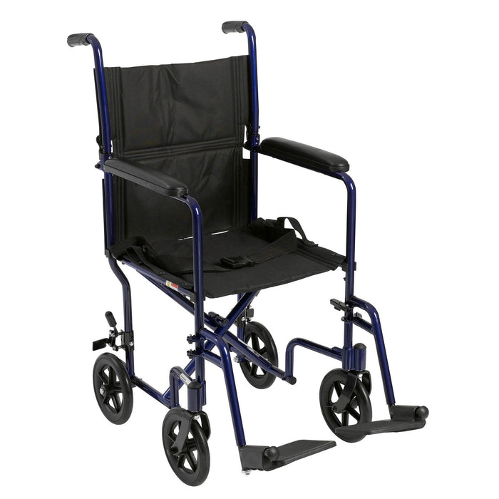 mckesson-lightweight-transport-chair-black-with-blue-finish