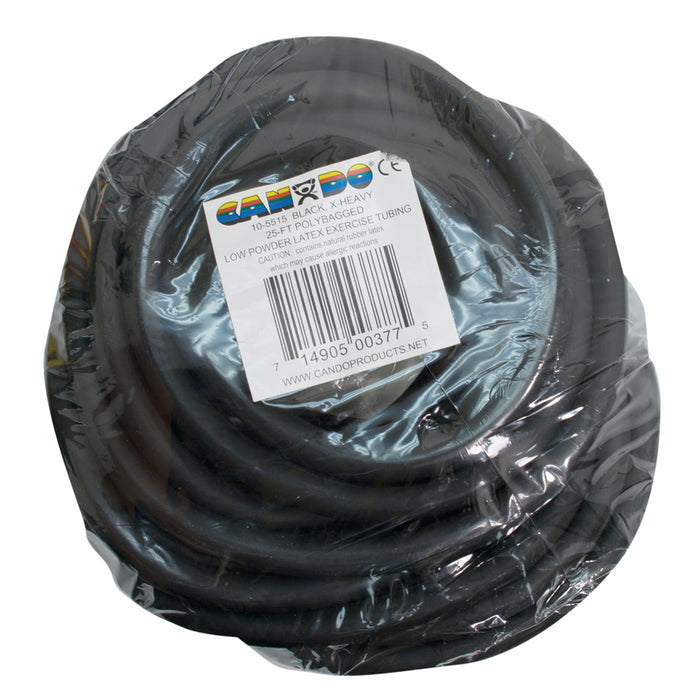 cando-reg-low-powder-exercise-tubing-black-x-heavy-25-ft-length
