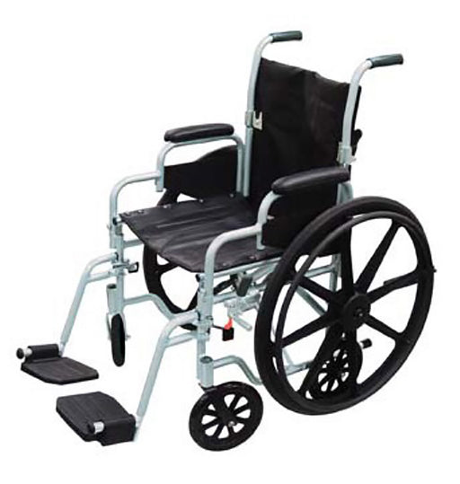 drive-trade-poly-fly-high-strength-lightweight-wheelchair-flyweight-transport-chair-black-with-green-finish