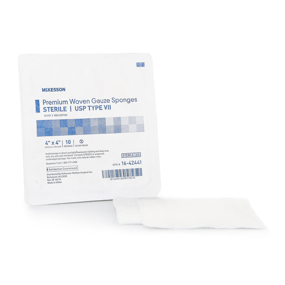 mckesson-square-sterile-12-ply-usp-type-vii-cotton-gauze-sponge-4-x-4-inch-white-10-pack