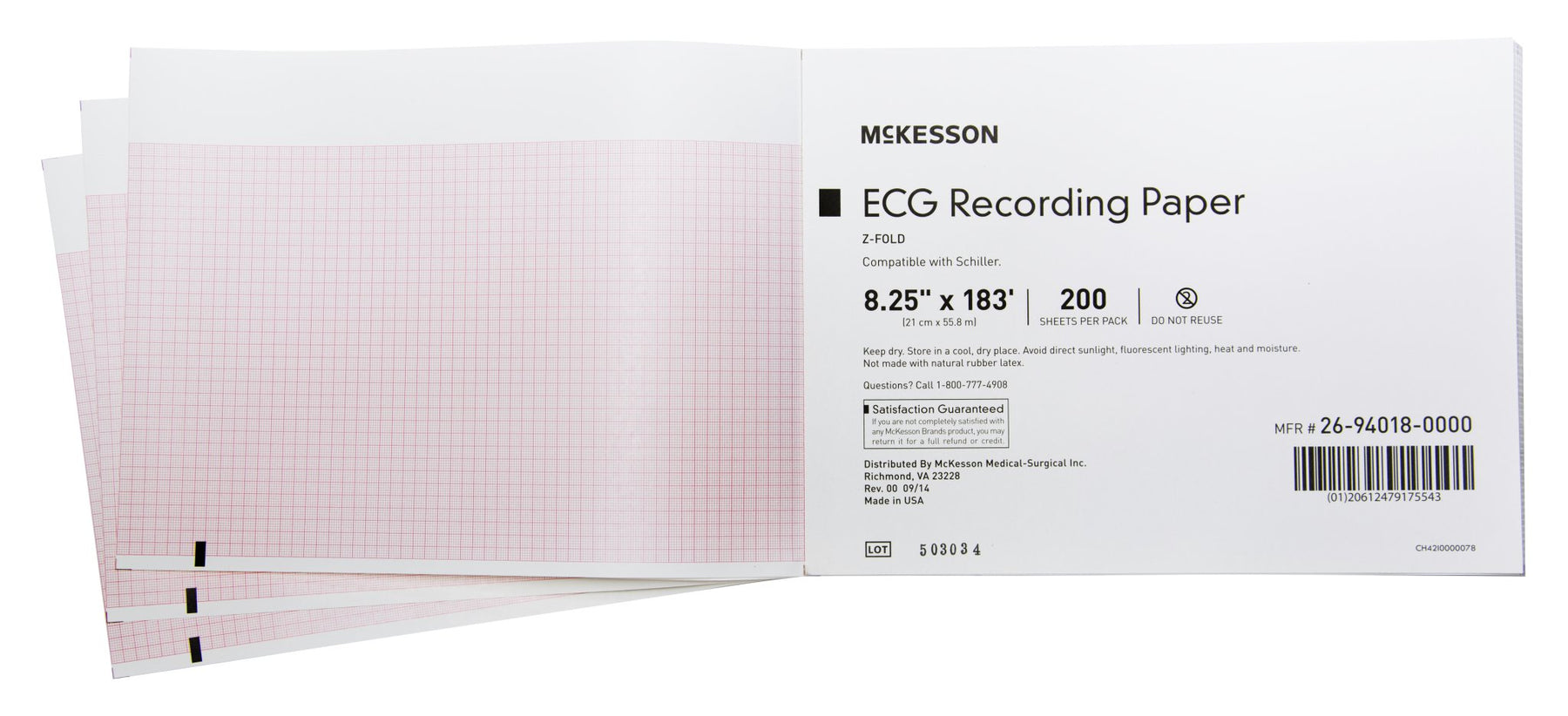 mckesson-ecg-recording-paper