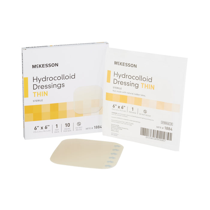 mckesson-square-sterile-hydrocolloid-dressing-6-x-6-inch-light-beige