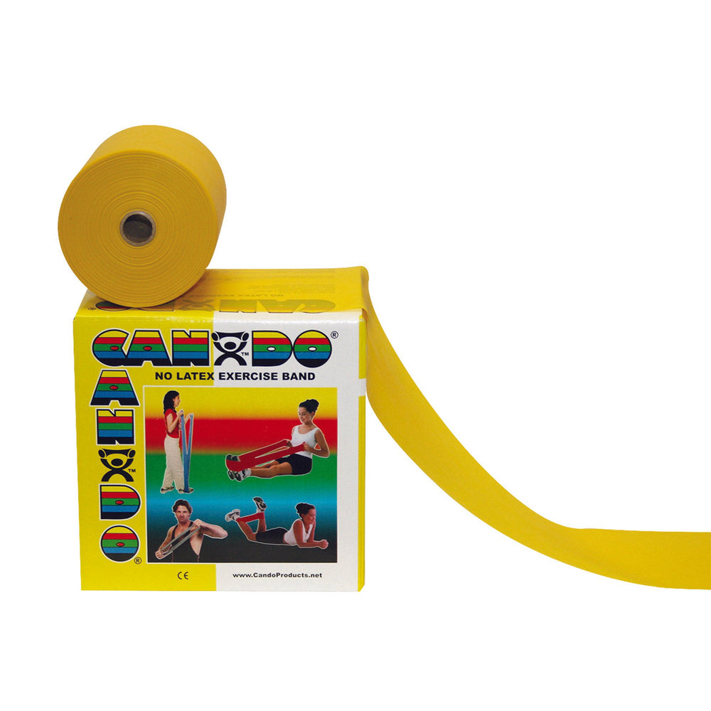 cando-reg-exercise-band-yellow-x-light-50-ft-length