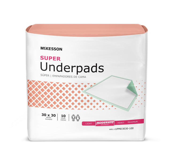 mckesson-super-moderate-absorbency-underpad-30-x-30-inch
