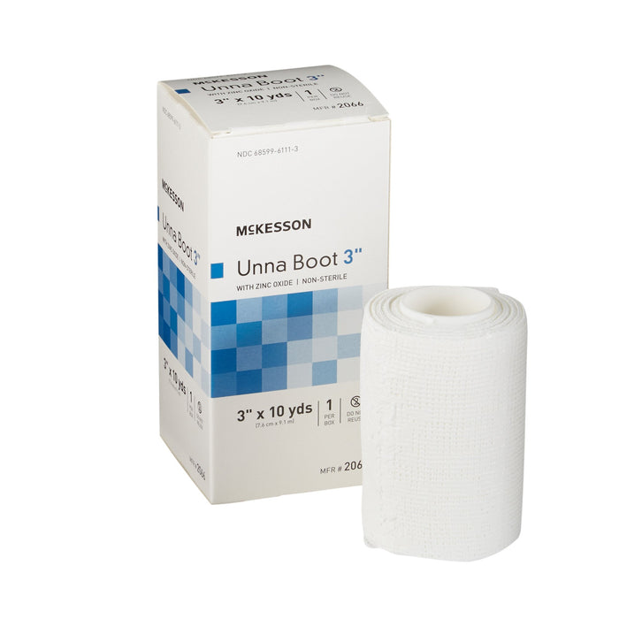 mckesson-non-sterile-cotton-zinc-oxide-unna-boot-3-inch-x-10-yard-white