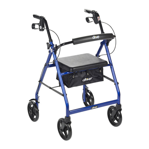 drive-trade-4-wheel-rollator-blue