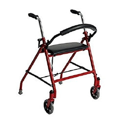 drive-trade-2-wheel-walker-5-in-wheel-29-38-in-handle-red-300-lbs