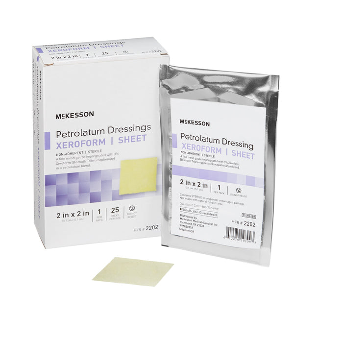 mckesson-xeroform-sterile-bismuth-tribromophenate-petrolatum-dressing-2-x-2-inch