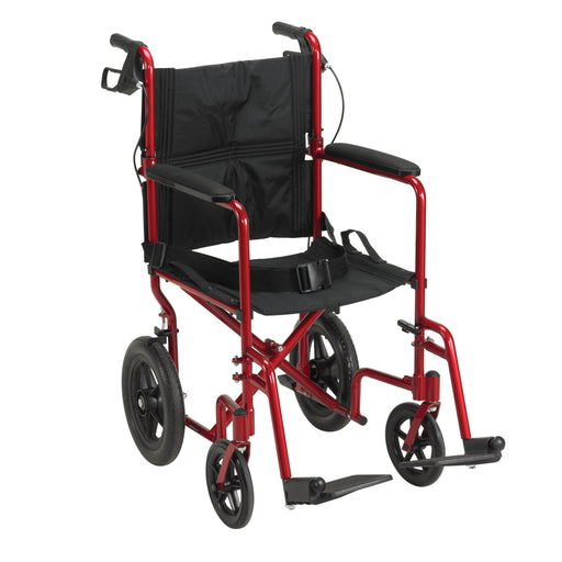 drive-trade-expedition-lightweight-transport-wheelchair-black-with-red-finish