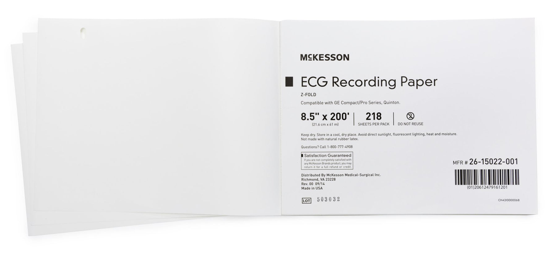 mckesson-ecg-recording-paper